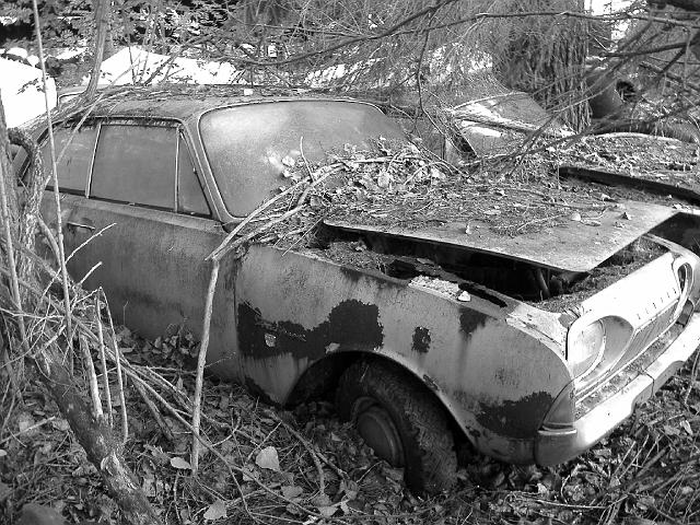 Autofriedhof - 100.JPG - Historischer Autofriedhof,    Gürbetal (CH)